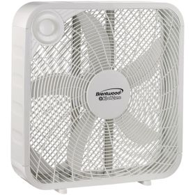 20IN BOX FAN WHT