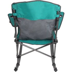 Foldable Comfort Camping Rocking Chair;  Green;  300 lbs Capacity;  Adult