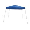 10x10 Diagonal Leg Blue Top Instant Awning