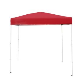 4' x 6' Instant Canopy Outdoor Awning in Bright Red; Assembled Dimensions: 4' x 6' x 85"