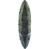 o 2-Person Inflatable Fishing Kayak with Paddle & Rod Holders, Adjustable Seats, & Carry Handle; Kayak Can Fit Trolling Motor