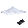 10X10ft EZ Pop Up Canopy Folding Gazebo/White