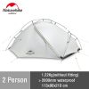 Naturehike VIK Tent 1 2 Person Ultralight Tent Portable Travel Hiking Outdoor Tent Airy Fishing Tent Waterproof Camping Tent