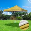 9.6x9.6ft EZ Canopy Gazebo Top Replacement Mineral Yellow