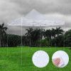 10X10ft EZ Pop Up Canopy Folding Gazebo/White