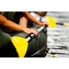 o 2-Person Inflatable Fishing Kayak with Paddle & Rod Holders, Adjustable Seats, & Carry Handle; Kayak Can Fit Trolling Motor