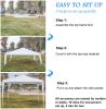 Patio Tent 10'x10' Party Tent Outdoor Gazebo Canopy Camping Shelter