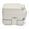 2.6 Gallon Portable Removable Flush Toilet with Double Outlet