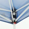 10x10 Slant Leg Blue Top Instant Canopy