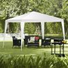 Patio Tent 10'x10' Party Tent Outdoor Gazebo Canopy Camping Shelter