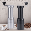 Hand-shaking coffee bean grinder. (Bean warehouse large capacity 45g, multi-grade grinding control coffee specifications; American / Italian / French)