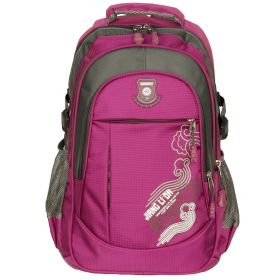 Blancho [Rossonero Looked ] Multipurpose Outdoor Backpack / Dayback / School Bag -Purple