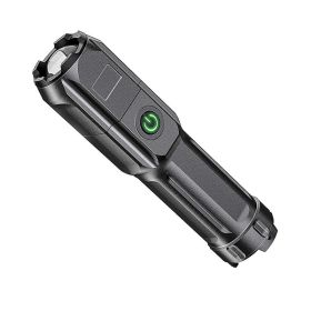 Mini Handheld LED Flashlight Camping Light for Emergency and Outdoor Use (Color: Black 1)