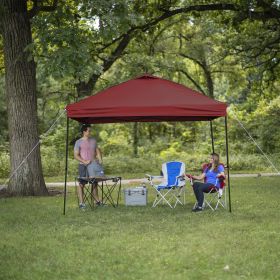 10' x 10' Navy Instant Outdoor Canopy (Color: Maroon)