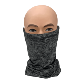 Premium Sports Neck Gaiter Face Mask for Fishing & Outdoor Activities (Color: Heather Grey)