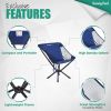 SUNNYFEEL Ultralight Folding Camping Chair, Portable Backpacking Chairs Lightweight, Small Compact Collapsible Camp Chair, Heavy Duty 300 LBS for Outd