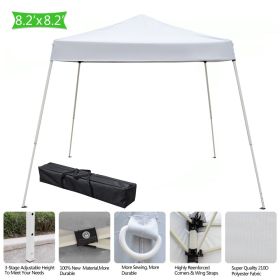 Free shipping 2.4 x 2.4m Portable Home Use Waterproof Folding Tent,Outdoor Pop Up Canopy Beach Camping Canopy  YJ (size: 2.4m)