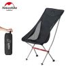 Naturehike Folding Picnic Chair Outdoor Portable Lightweight Camping Chair Backpack Fishing Chair Foldable High Beach Chair YL06