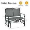 Iron Patio Rocking Chair for Outdoor Backyard and Lawn