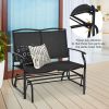 Iron Patio Rocking Chair for Outdoor Backyard and Lawn