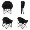 Folding Camping Moon Padded Chair with Carrying Bag