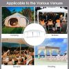 10'x20' Canopy Tent Heavy Duty Wedding Party Tent 4 Sidewalls W/Carry Bag