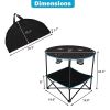 Travel Camping Picnic Portable Foldable Table with Cup Holder