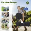 Folding Heavy-Duty Aluminum Camping Table with Carrying Bag