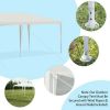 10'x20' Canopy Tent Heavy Duty Wedding Party Tent 4 Sidewalls W/Carry Bag