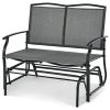 Iron Patio Rocking Chair for Outdoor Backyard and Lawn