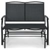 Iron Patio Rocking Chair for Outdoor Backyard and Lawn