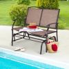 Iron Patio Rocking Chair for Outdoor Backyard and Lawn